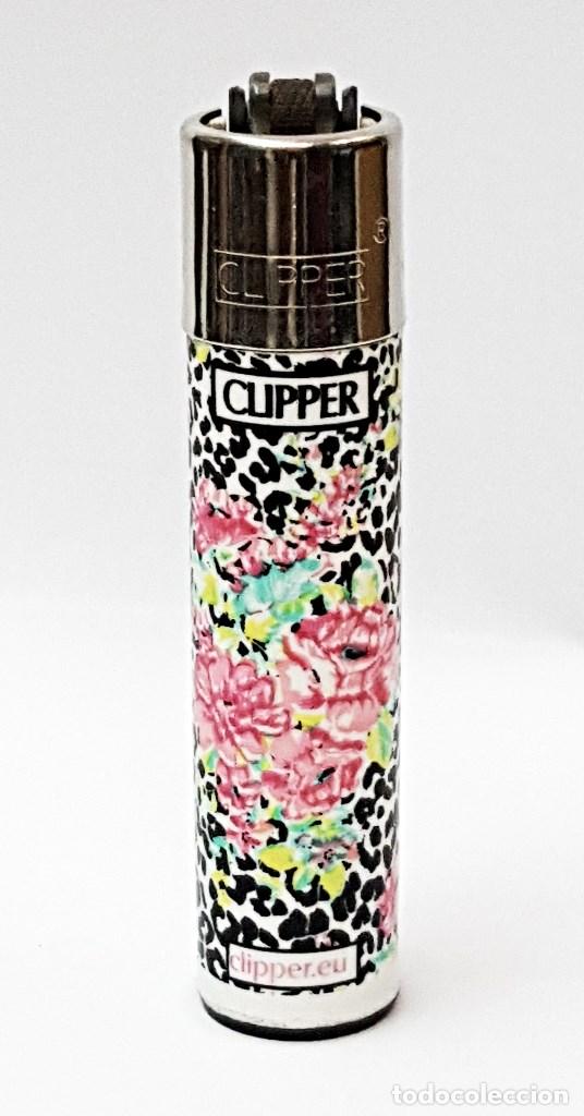 Mecheros: Mechero Clipper eu. con flores - Foto 1