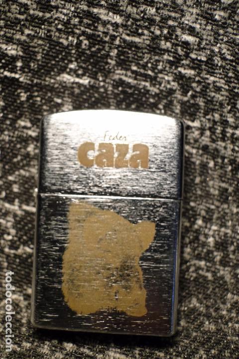 Mecheros: MECHERO TIPO ZIPPO JABAL&Iacute; FEDERCAZA. ART&Iacute;CULO SIN ESTRENAR.