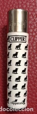Mecheros: MECHERO CLIPPER - TOROS - BLANCO Y NEGRO - Foto 1