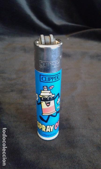 Mecheros: Encendedor mechero Clipper Spray On - Foto 4