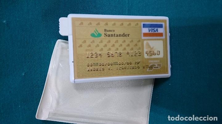 Mecheros: MECHERO TARJETA BANCO SANTANDER - Foto 4