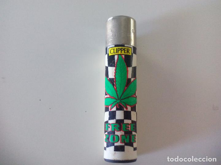 Mecheros: MECHERO CLIPPER. FREE ZONE. MARIHUANA  LIGHTER