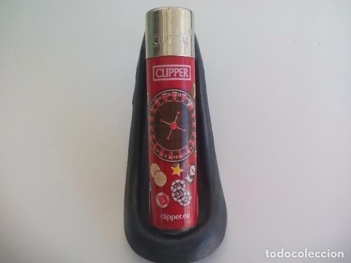 Mecheros: MECHERO CLIPPER. ruleta, casino. Encendedor. LIGHTER