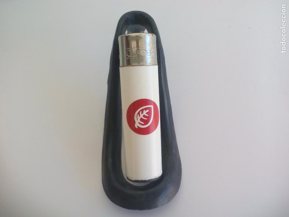 Mecheros: MECHERO mini CLIPPER. Hoja. LIGHTER