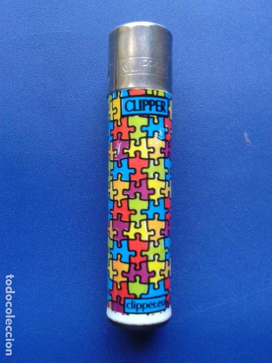 Mecheros: MECHERO ENCENDEDOR CLIPPER , PUZLE PUZZLE