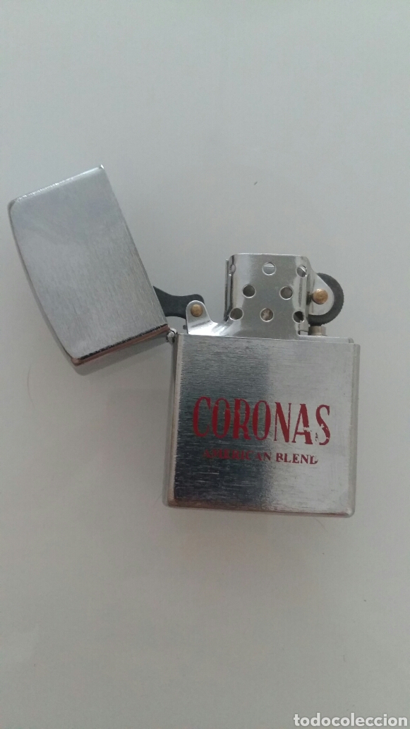 Mecheros: MECHERO TIPO ZIPPO DE CORONAS. - Foto 1