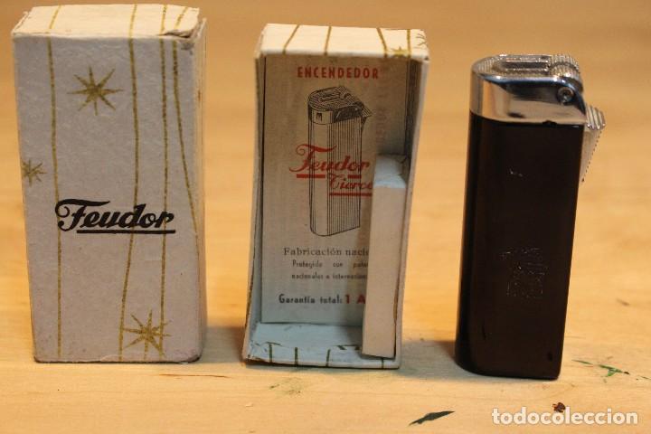 Mecheros: MECHERO FEUDOR CON CAJA ORIGINAL - Foto 1