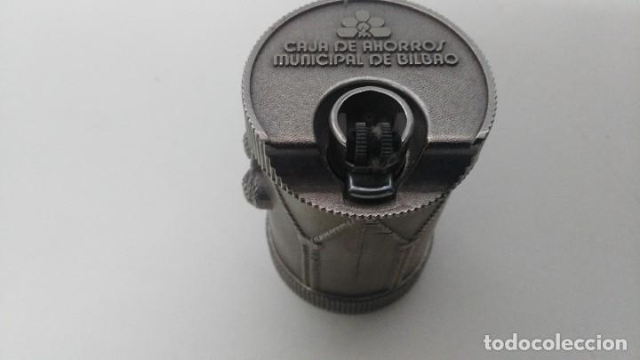 Mecheros: ANTIGUO MECHERO CLIPPER REGULABLE DE  CAJA DE AHORROS DE BILBAO