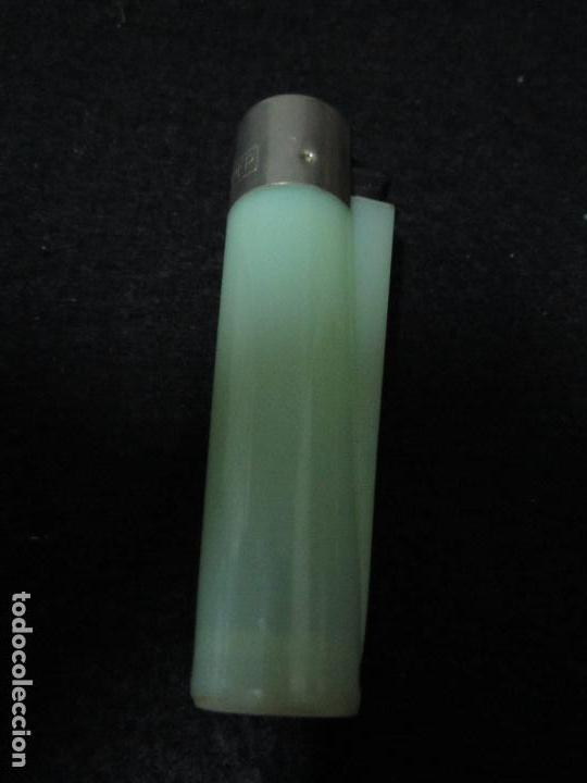 Mecheros: MECHERO CLIPPER VERDE TRASPARENTE