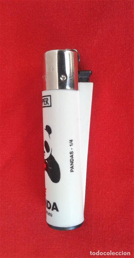 Mecheros: Mechero Clipper PANDA LOVE, recargable - Foto 2