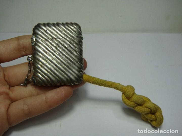 Mecheros: Antiguo Cerillero de Plata. - Foto 1
