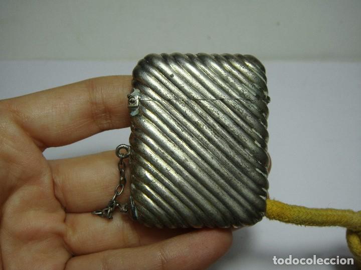 Mecheros: Antiguo Cerillero de Plata. - Foto 2