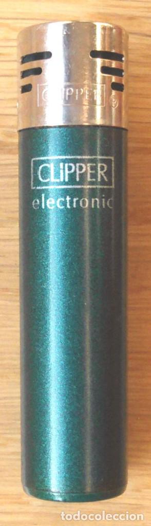 Mecheros: MECHERO CLIPPER ELECTRONIC - VERDE