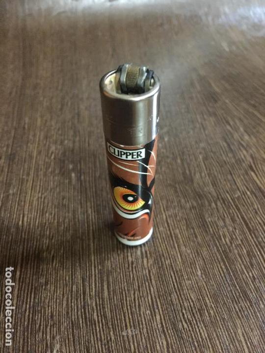 Mecheros: MECHERO CLIPPER RASCADOR PENTAGONAL. Coleccion animals 21