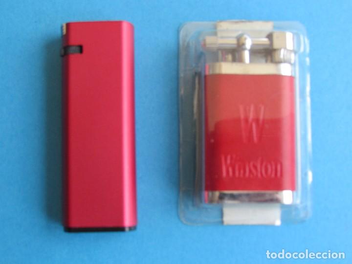 Mecheros: 4 MECHEROS CON PUBLICIDAD DE TABACO. - Foto 2