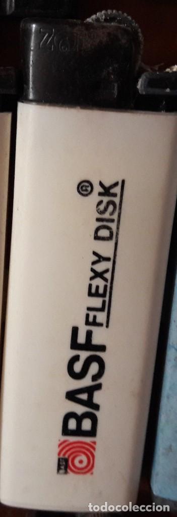 Mecheros: mechero, encendedor de publicidad basf flexy disk. - Foto 1