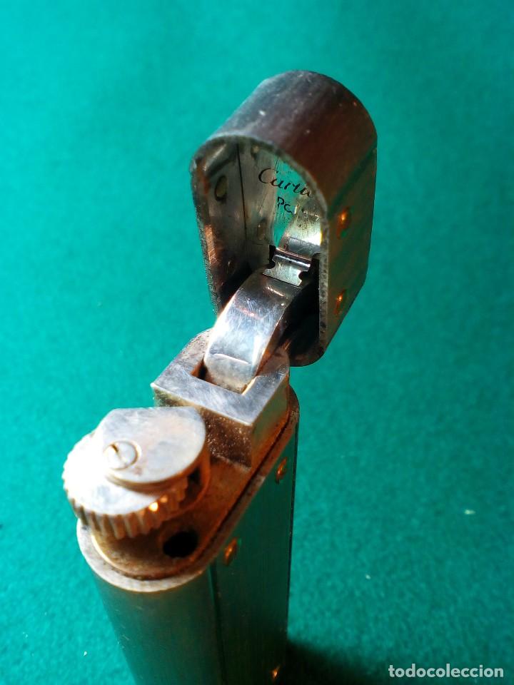 Mecheros: ENCENDEDOR CARTIER DE PLATA - Foto 4