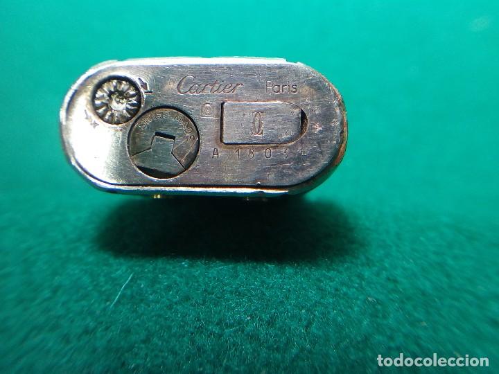 Mecheros: ENCENDEDOR CARTIER DE PLATA - Foto 7