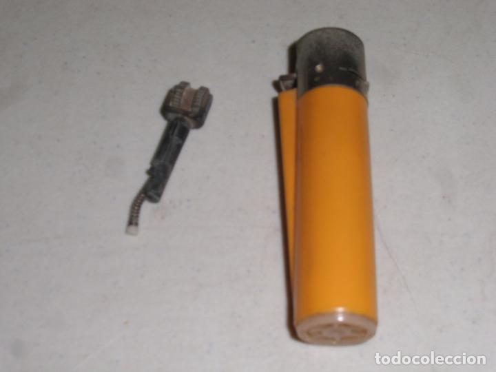 Mecheros: mechero clipper antiguo completo con se&ntilde;ales de uso
