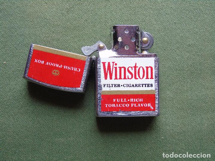 Mecheros: MECHERO DE GASOLINA. WINSTON. - Foto 1