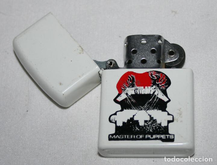 Mecheros: MECHERO TIPO ZIPPO, MASTER OF PUPPETS, ENCENDEDOR