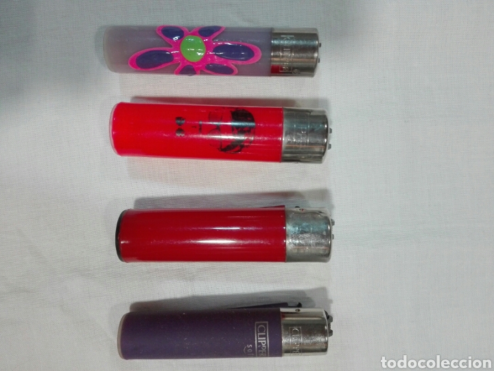 Mecheros: Lote 4 mecheros Clipper mini - Foto 1