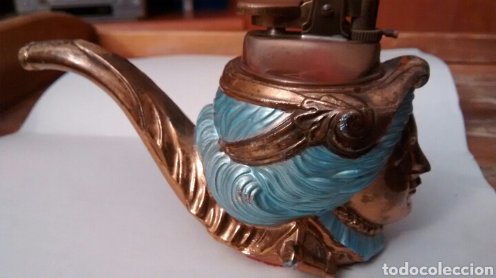 Mecheros: PIPA DE METAL CON FORMA DE CARA DE MUJER PARA MECHERO - Foto 5