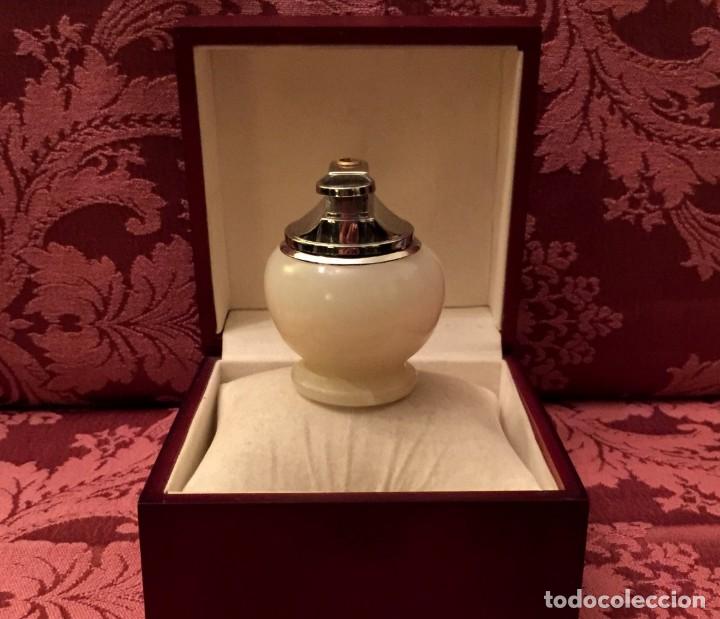 Mecheros: ENCENDEDOR ELECTRONICO CON BASE TALLADA EN JADE NATURAL. - Foto 4