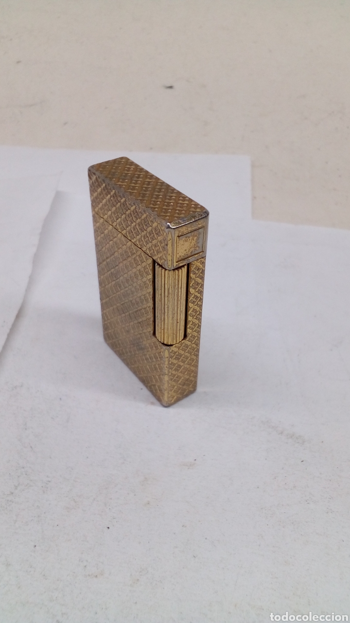 Mecheros: Mechero Zenith chapado dorado - Foto 4