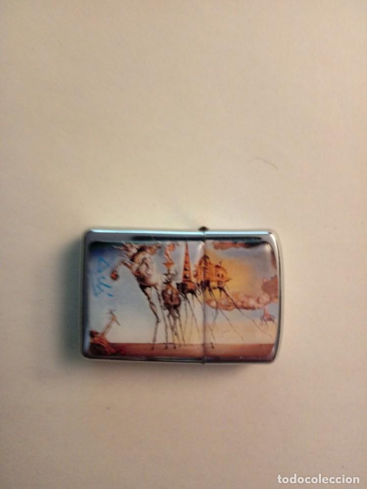 Mecheros: ENCENDEDOR TIPO ZIPPO SALVADOR DALI TENTACION DE SAN ANTONIO