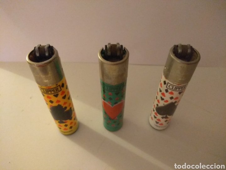 Mecheros: Mecheros Clipper cartas, vac&iacute;os - Foto 2