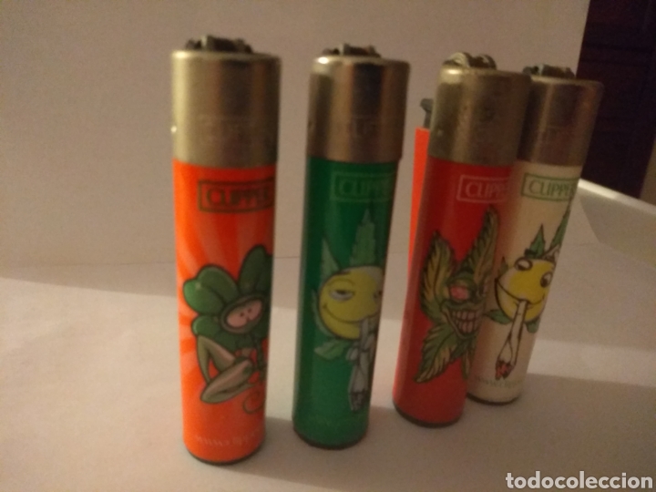 Mecheros: Mecheros Clipper marihuana,vacios - Foto 2
