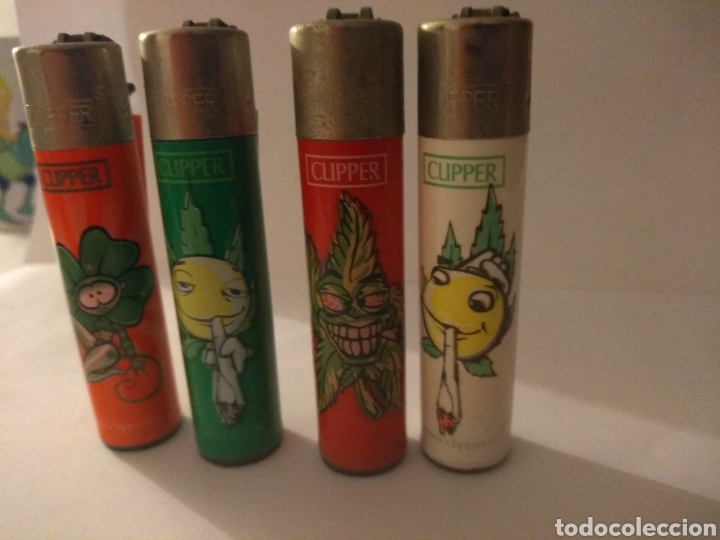 Mecheros: Mecheros Clipper marihuana,vacios - Foto 3