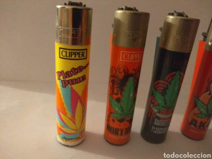 Mecheros: Mecheros Clipper marihuana, vac&iacute;os - Foto 2