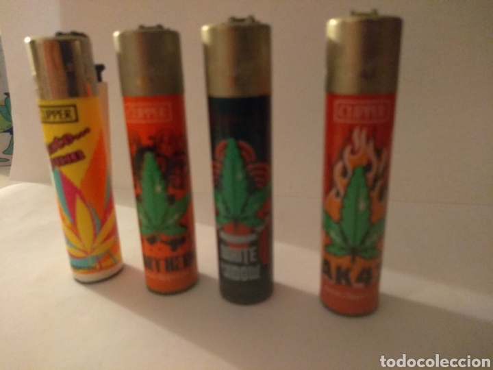 Mecheros: Mecheros Clipper marihuana, vac&iacute;os - Foto 3