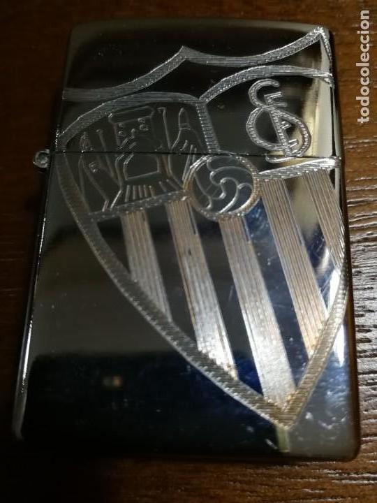 Mecheros: ANTIGUO MECHERO TIPO ZIPPO SEVILLA F.C.