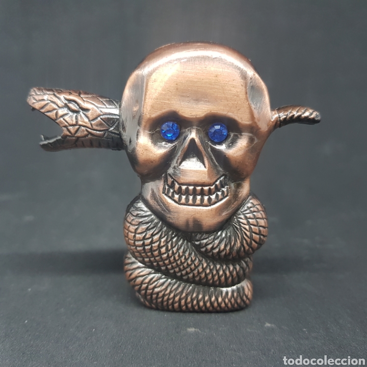 Mecheros: Mechero calavera serpiente - car143 - Foto 1