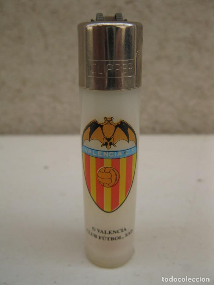 Mecheros: ANTIGUO MECHERO CLIPPER CON EL ESCUDO DEL VALENCIA C.F.