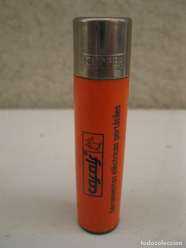 Mecheros: ANTIGUO MECHERO CLIPPER CON PUBLICIDAD DE CASALS.