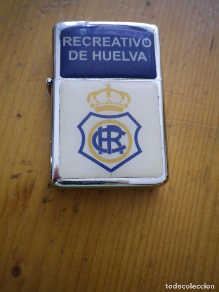 Mecheros: MECHERO TIPO ZIPO RECREATIVO DE HUELVA