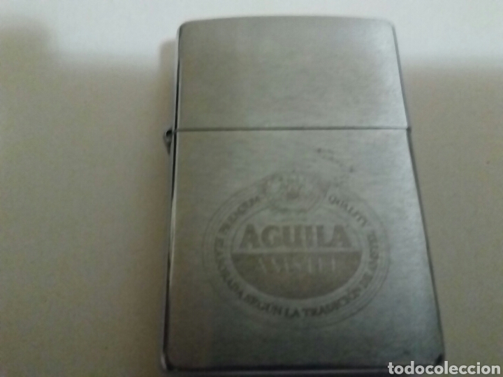 Mecheros: Zippo original poco uso aguila amstel