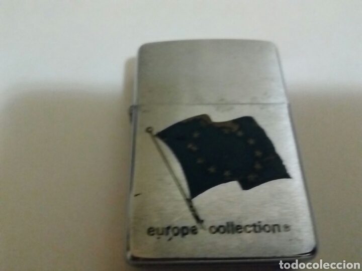 Mecheros: Zippo original bandera europea