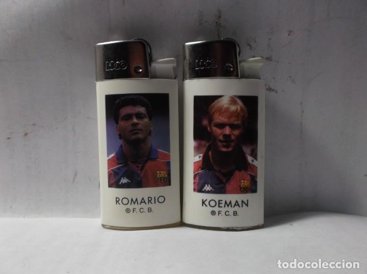Briquets: LOTE DE DOS MECHEROS DIFERENTES JUGADORES DE FUTBOL..