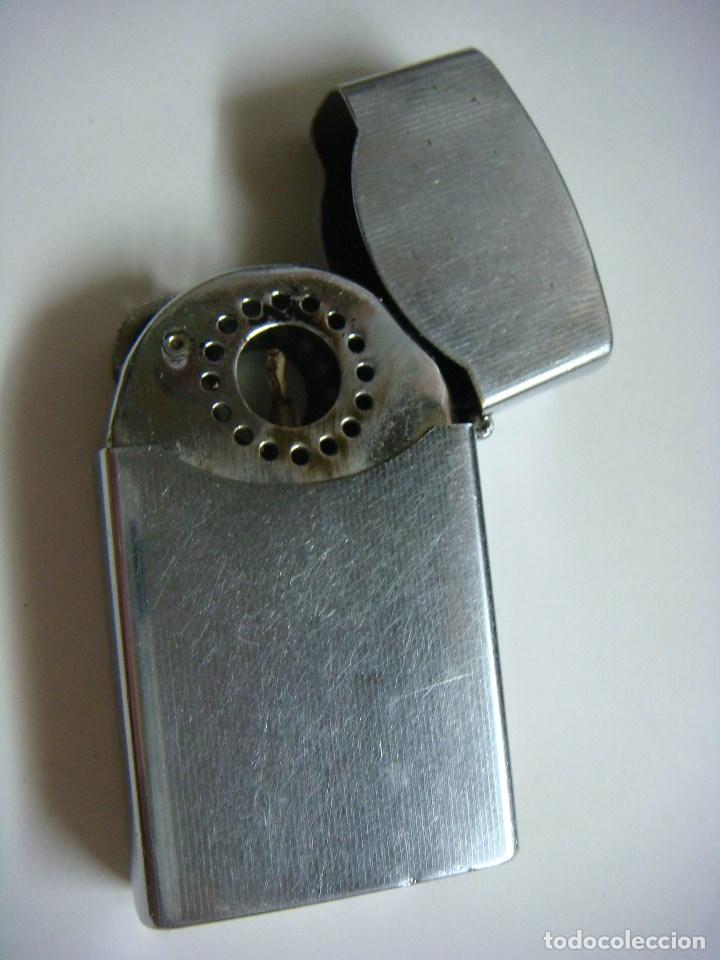 Briquets: MECHERO ANTIGUO DE GASOLINA PLATEADO M,ARCA ZENITH