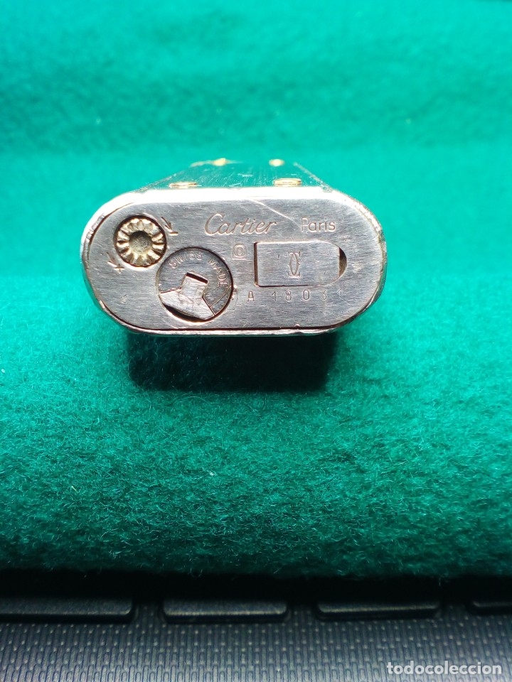 Mecheros: ENCENDEDOR CARTIER DE PLATA - Foto 8