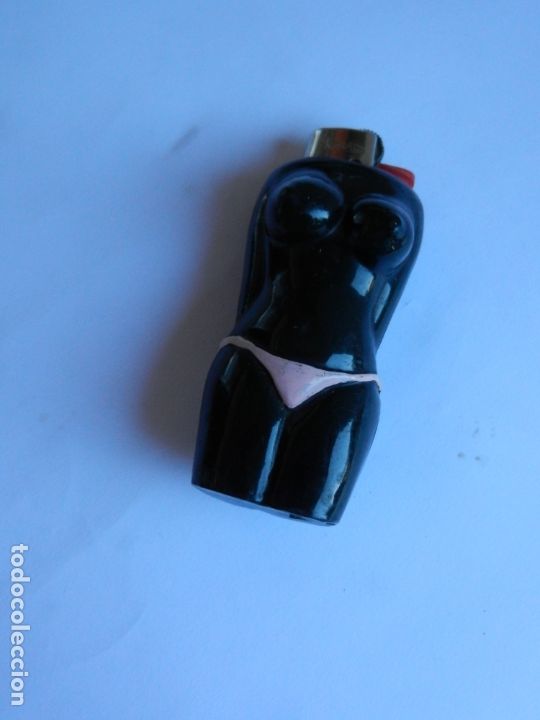 Mecheros: MECHERO BIC EN FIGURA DE MUJER. - Foto 1
