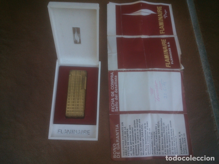 Mecheros: FLAMINAIRE CHAPADO ORO. - Foto 1
