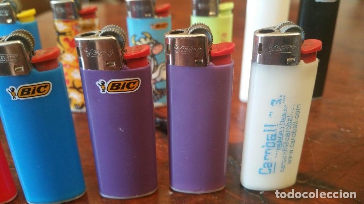 Mecheros: LOTE DE MECHEROS BIC VARIOS FORMATOS - Foto 3