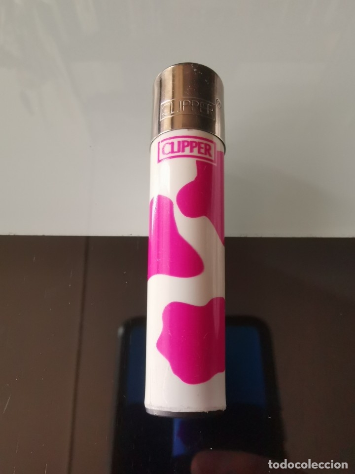 Mecheros: MECHERO ENCENDEDOR CLIPPER VACA ROSA - Foto 1