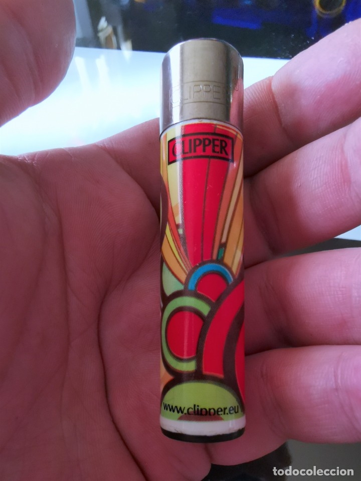 Mecheros: MECHERO ENCENDEDOR CLIPPER BAD DAY ARCOIRIS - Foto 1